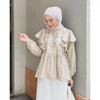 Blouse Vintage Bordir Premium