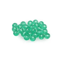 Manik Manik Mote Beads Bulat - Hijau