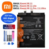 2024 Years Original Battery BP42 BM4X BM55 For Xiaomi Mi 11 Mi11 Lite / Mi 11 / Xiaomi 11 Pro / Xiaomi 11 Ultra Phone Batteries
