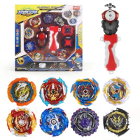 Takara Tomy Beyblades Burst Burst Gyro 8PCs Beyblade Toy with Duel Disk Handle Launcher Color Box