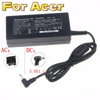 1ชิ้นอะแดปเตอร์ชาร์จแล็ปท็อป19V 2.37A 45W 3.0*1.1mm AC สำหรับ ACER A13-045N2A S7 S7-392/391 V3-371/3