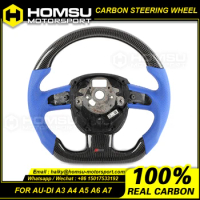 LED Race Display Carbon Fiber Steering Wheel For audi A3 2018 2019 A4 A5 A6 A7 LED Race Display Carbon Fiber Steering Wheel