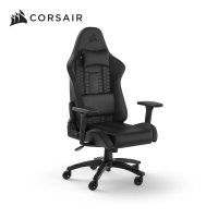 【CORSAIR 海盜船】TC100 RELAXED 黑色/皮質 電競椅(需自行組裝)