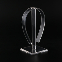 耳機架 透明耳機支架/頭戴式水晶耳麥展示/亞克力5MM耳機架創意游戲展架 曼慕衣櫃