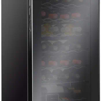 Ivation 28 Bottle Compressor Wine Cooler Refrigerator w/Lock | Large Freestanding Wine Cellar For Red, White, Champagne