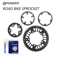 PROWHEEL Road Bicycle Chainring 110/130BCD 34/39/50/53T Sprocket Aluminum Alloy/Steel/AL-7075 CNC 8/9/10/11 Speed Chain Wheels