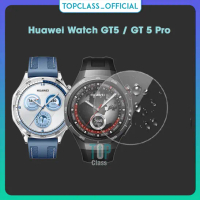 Pelindung Skrin Kaca Bajaan, Set 2, untuk Jam Tangan Pintar Huawei Watch GT5 dan GT 5 Pro 46Mm