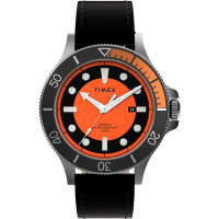 TIMEX 天美時 遠征系列 探險手錶 ( 黑橘 TXTW2U10700)