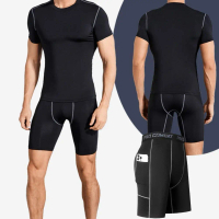 Seluar Pendek Mampatan, Untuk Lelaki, Legging Bola Keranjang, Larian Pro, Berbasikal, Gim, Sokongan