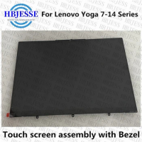 Original For Lenovo YOGA 7-14 YOGA 7-14ITL5 14.0 inch 1920x1080 LCD FHD display touch screen assembly 5D10Y74820