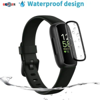 3 Pcs Protective Film For Fitbit Inspire 3 HD Anti-scratch 3D Composite Film Smart Watch Screen Protection Accessories