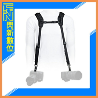 搶券最高折320｜BlackRapid BlackLine II Double 超透氣 黑化 雙肩 相機背帶 (公司貨)