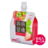 盛香珍 蒟蒻習慣(草莓口味)180gX6包入