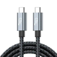 USB4 Cable 40Gbps Type C Cable Thunderbolt 4 Data Wire 5K60Hz 240W Fast Charging