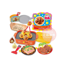 ANPANMAN 麵包超人-烤肉！章魚燒！鐵板燒！3way麵包超人有聲烤盤玩具DX(3歲以上)