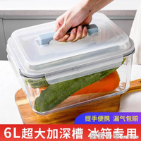 玻璃保鮮盒大容量超大食品級冰箱冰柜專用冷凍泡菜收納密封盒子【林之舍】
