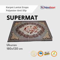 Karpet Supermat - Karpet Lantai Eropa Polyester Anti Slip