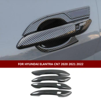 For Hyundai Elantra Avante CN7 2021 2022 Car Body Cover Detector Stick Frame Lamp Trim External Door Handle Armrest Holder Part