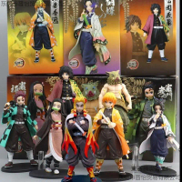 2025 Selected Demon Slayer Figures: Kamado Tanjirou, Nezuko, Zenitsu, Giyuu Tomioka, Model Figurines