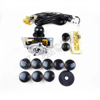button arcade DIY Kit 2players Zero Delay Arcade Game USB Encoder PC Joystick with 8 Way Joystick Arcade Button for Mame Jamma
