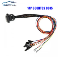 Adapter F32GN037C Diagnostic Cable 14P 600KT02 DB15 MED17-EDC17 for KTAG/Bench/Flash 67IN1 ECU Programmer