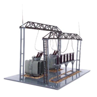 1:87 HO Scale Train Model Substation Model for Sand Table