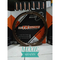 Rim Aluminium Bentuk-W TK Racing, Coklat, 36 Lubang, Saiz 215 Ring 17