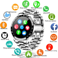 LIGE 2020 New Smart Watch Men Full Touch Screen Sport Fitness Watch IP67 Waterproof Bluetooth For Android ios smartwatch Men+box