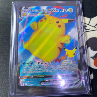 Kartu Pokemon TCG EN 25th Anniv Celebrations Surfing Pikachu VMax RRR