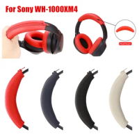 Universal Headphone Headband Head Beam Silicone Cover For Sony WH-1000XM4 Headset Headband Protectors With Zipper Cover