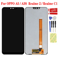 For OPPO A5 / A3s CPH1803 LCD Display Panel Module Monitor For Realme 2 / Realme C1 LCD Touch Screen Digitizer Sensor Assembly