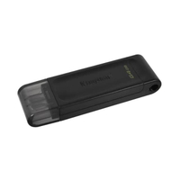 แฟลชไดร์ฟ Type-C 64GB ดำ Kingston DT70