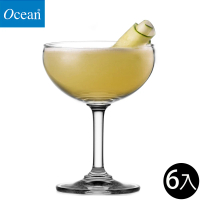 【Ocean】標準寬口香檳杯7oz 200ml 6入組 Classic系列(香檳杯 調酒杯 寬口香檳杯 高腳杯)