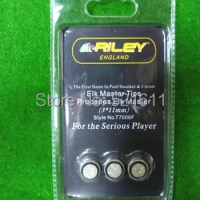 9pcs/lot RILEY ELK Master tip 11mm professional snooker leather cue tip/snooker tips