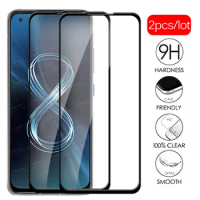 2pcs Full Cover Protective Glass For ASUS Zenfone 8 Tempered Glass For Zenfone8 Flip Zen fone 8Flip Screen Protector Phone Film