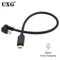 USB C Cable U Shape 5A 60W Type C Fast Charging Compatible With Samsung Galaxy MacBook Pro More USB-C Devices 4k @60Hz 10Gbps