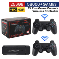 Máy chơi game cầm tay GD10 Plus, 256G với 58.000 trò chơi, Máy chơi game video HD 4K, Bộ điều khiển 