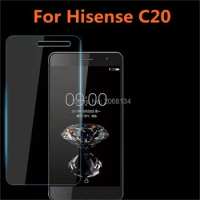 for hisense c20 tempered glass 9h protective film safety shield screen protector on the for hisense c20 c20s kingkong ii guards