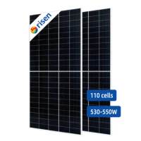 Chinese Manufacturer Risen Brand Mono Solar Panel 530W 535W 540W 545W 550W 555W Pv Panels