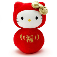 【震撼精品百貨】Hello Kitty 凱蒂貓~HELLO KITTY裝扮不倒翁絨毛娃娃M