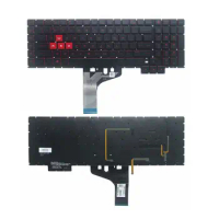 New For HP Omen 17-an011dx 17-an012dx 17-an013dx 17-an053nr Series Laptop US English Keyboard With Backlit Red Letters