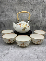 日本香蘭社茶具茶壺茶杯茶器 茶具套裝茶具用品 日本香蘭社茶具