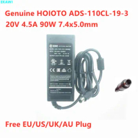 Genuine HOIOTO ADS-110CL-19-3 200090E 20V 4.5A 90W ADPC2090 AC Adapter For AOC C3583FQ Monitor Laptop Power Supply Charger