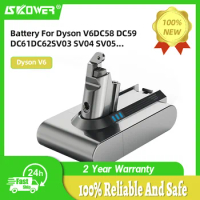 SKOWER 21.6V Replacement Battery For Dyson V6 SV03 SV04 SV05 SV06 DC58 DC59 DC61 DC62 Vacuum Cleaner