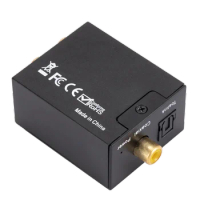 Digital to Analog Audio Converter Spdif To RCA DAC Support Bluetooth-Compatible 5.0 Audio Decoder DAC Amplifier