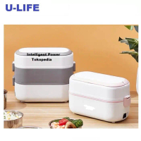 Electric Heating Lunch Box Kotak Makan Listrik Penghangat Stainless Pasti Diskon