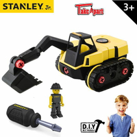 美國 STANLEY Jr. 組裝工程車-挖土機
