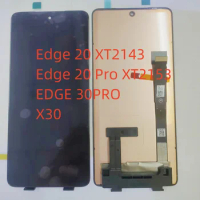 For Motorola Moto EDGE20 20PRO 30PRO X30 LCD Display Touch Screen Digiziter Assembly Replacement 100%Tested