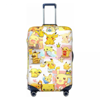 Pokemon Pikachu patterned suitcase case, thickened and wear-resistant travel case, consignment case 