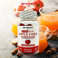 BetterBear APPLE CIDER  gummies 60 gummies Probiotic ACV Gut Health Support